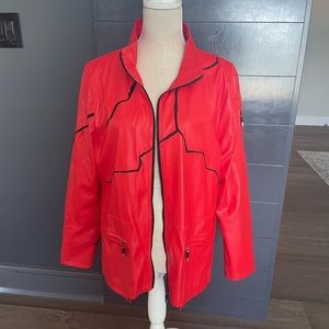 Jamie Sadock red Sz large Windbreaker